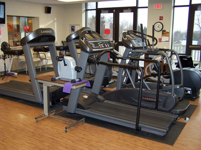 This is a picture of the inside of the wellness center.