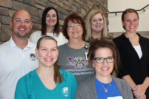 This is a picture of the physical therapy staff.